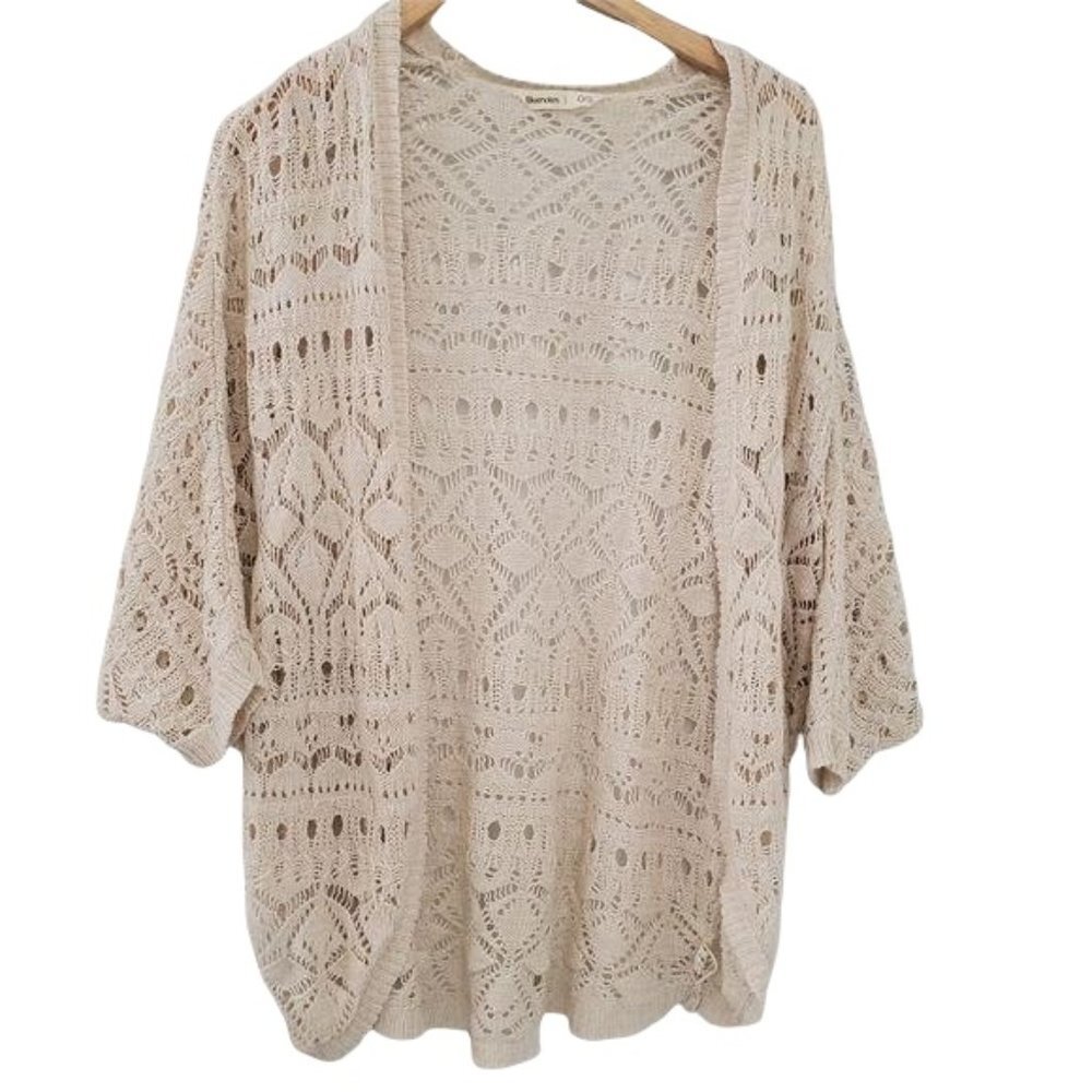 Bluenotes | Open front cover up knit cardigan